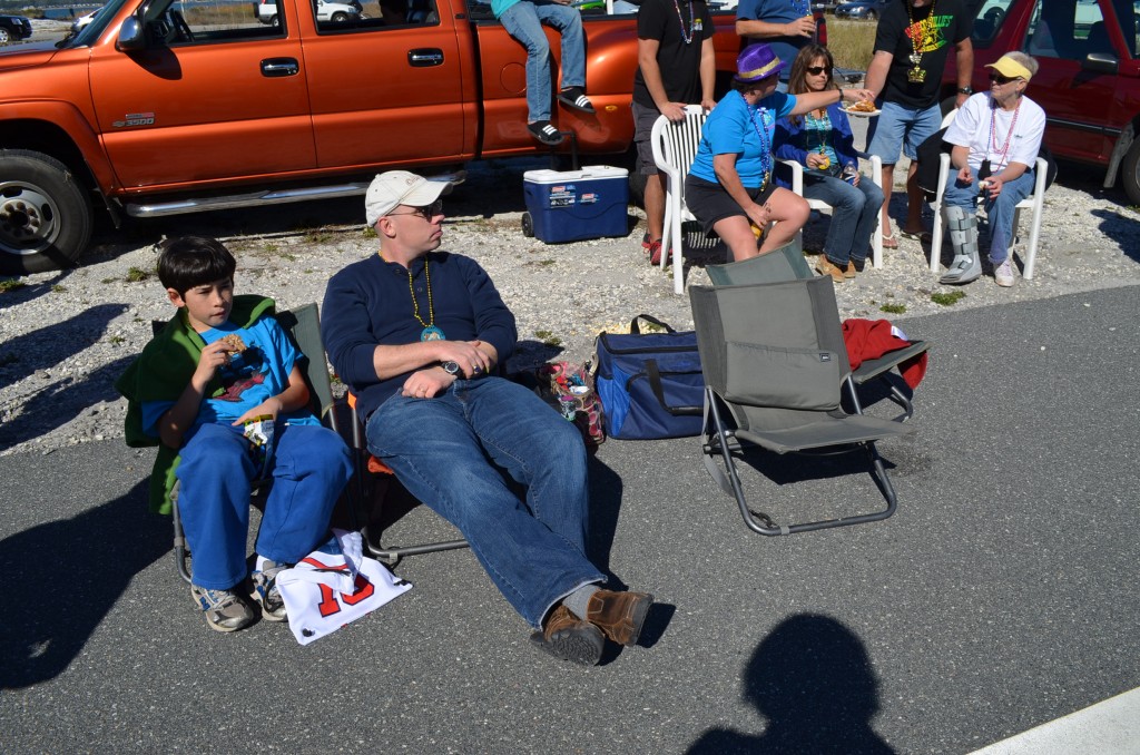 Our waiting spot for the parade. We arrived 90 minutes early, we had great viewing.
