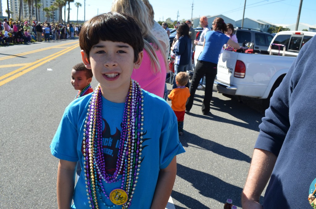 Timmy was watching with a friend across the street, but Jacob was enjoying himself.