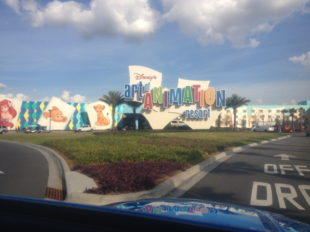 The Art of Animation Resort opened in May 2012. It was originally meant to be an extension of the Pop Century Resort next door, but the concept apparently didn't fly.
