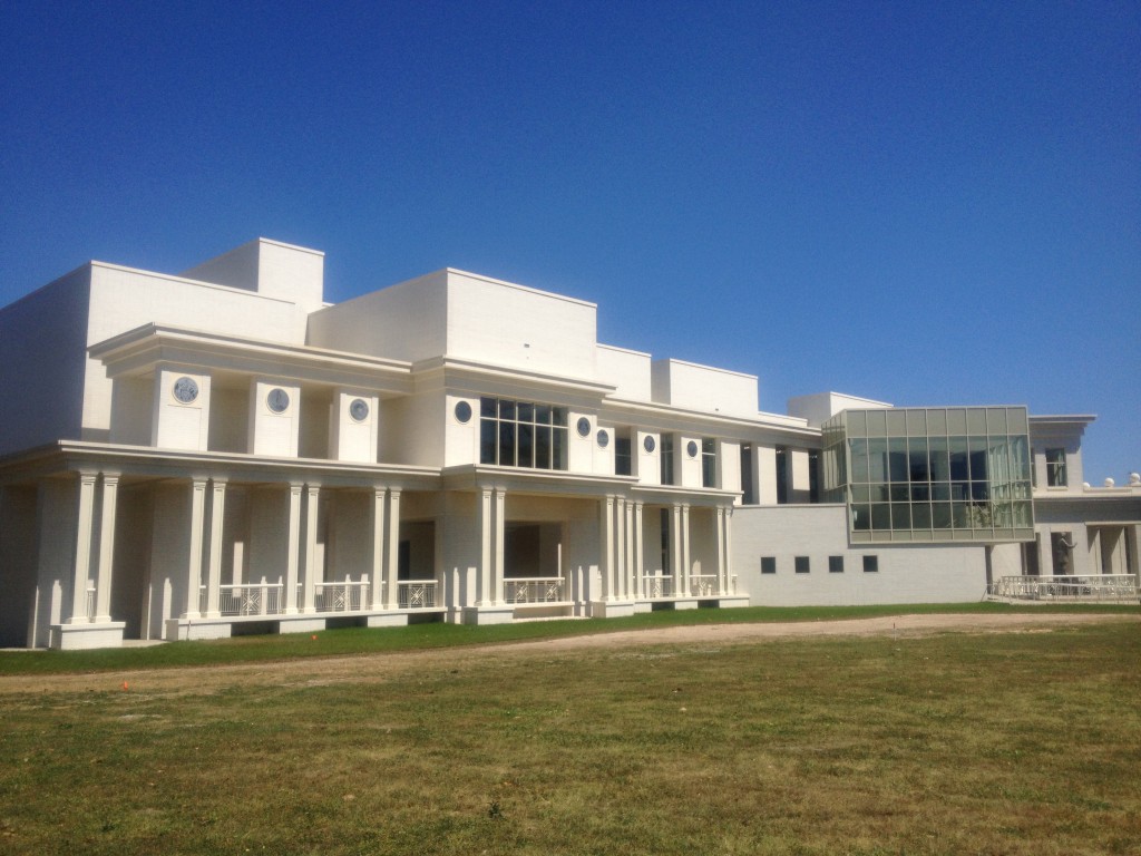 The newly-rebuilt Jefferson Davis Presidential Library in Biloxi, MS. 