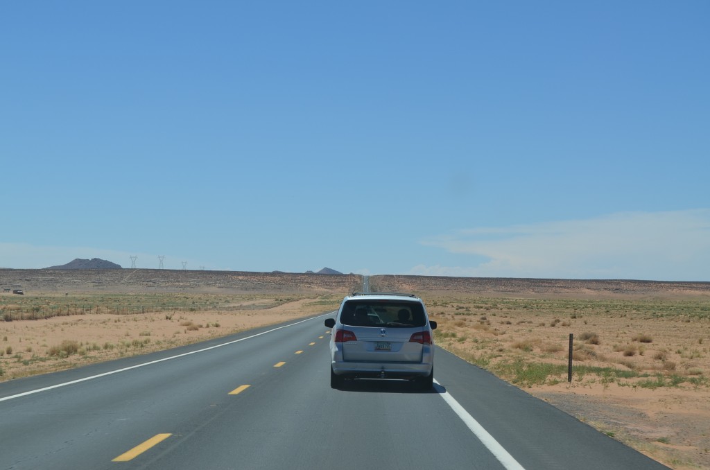 Just west of the Four Corners Monument on US 160.