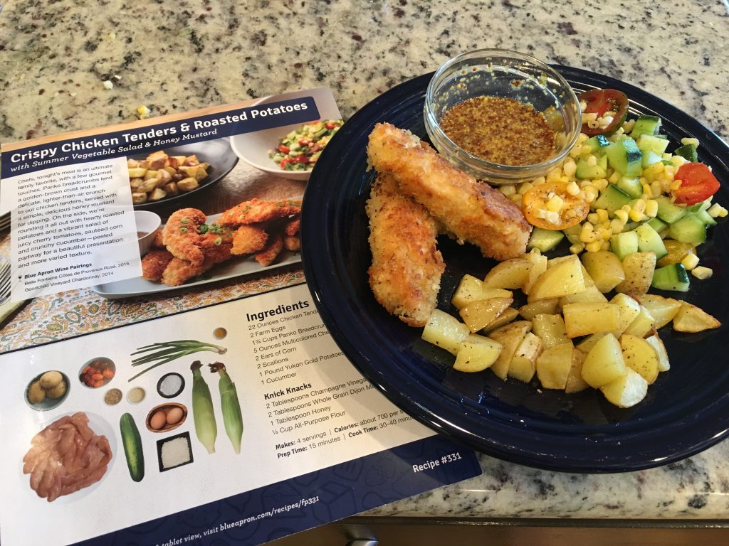 This was my family's favorite Blue Apron meal so far. 